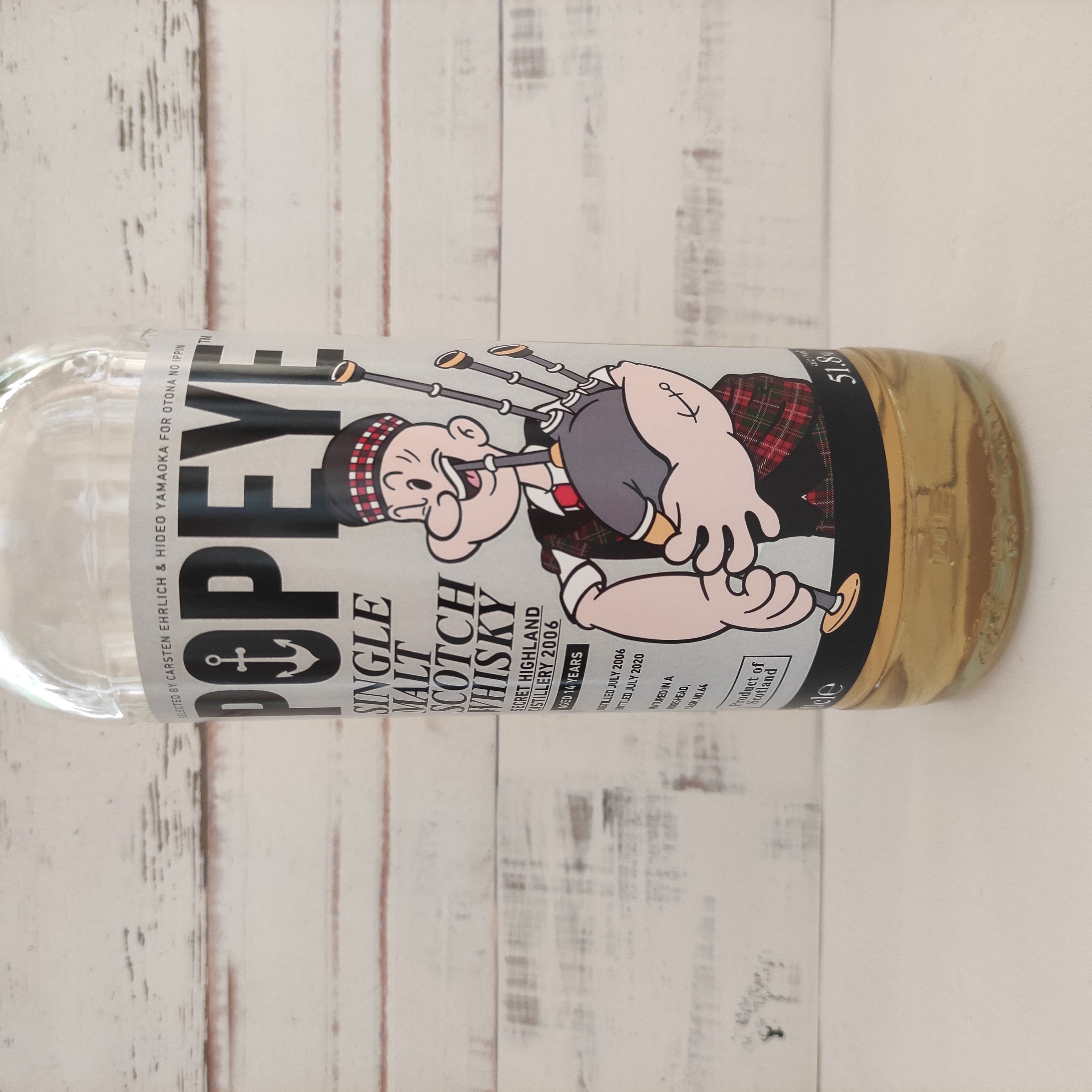 希少】POPEYE SECRET HIGHLAND 2006 ウイスキー 希少】POPEYE SECRET